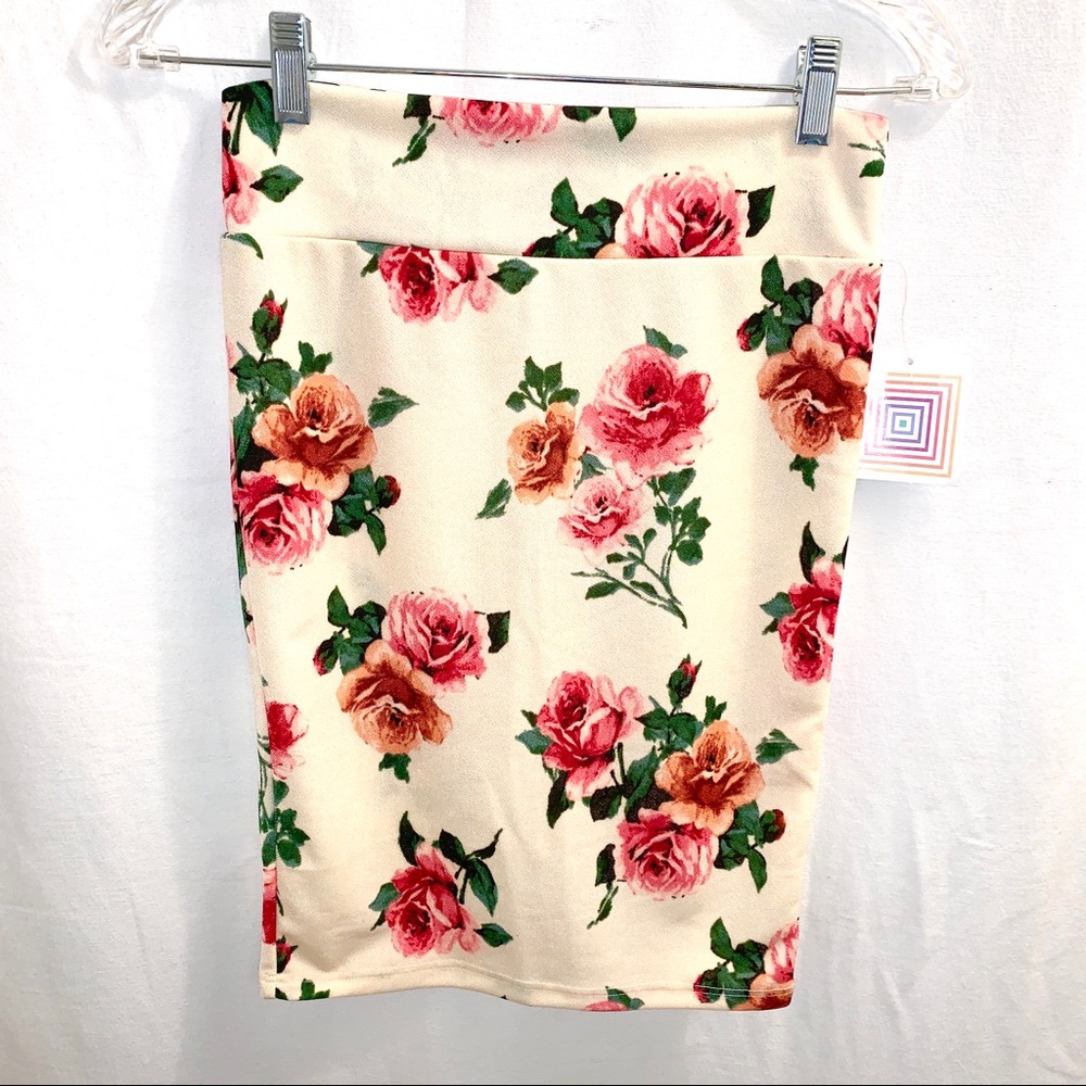 LuLaRoe Floral Cassie Skirt
